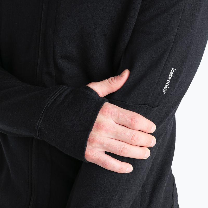 Мъжки Icebreaker Merino 260 Quantum IV Zip Hoodie black 5