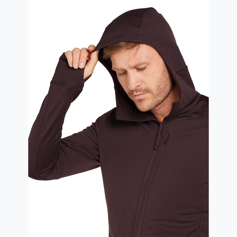 Мъжки потник Icebreaker Merino 260 Quantum IV Zip Hoodie bittersweet 6