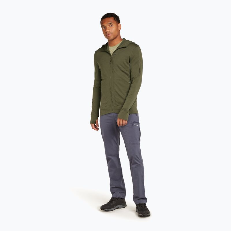Мъжка качулка Icebreaker Merino 260 Quantum IV Zip Hoodie loden 2