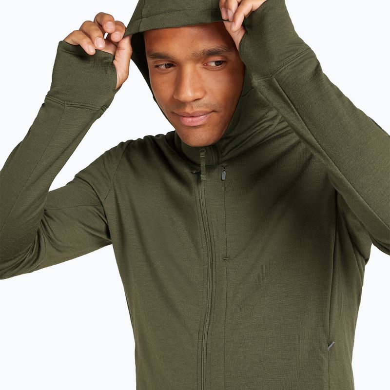 Мъжка качулка Icebreaker Merino 260 Quantum IV Zip Hoodie loden 5