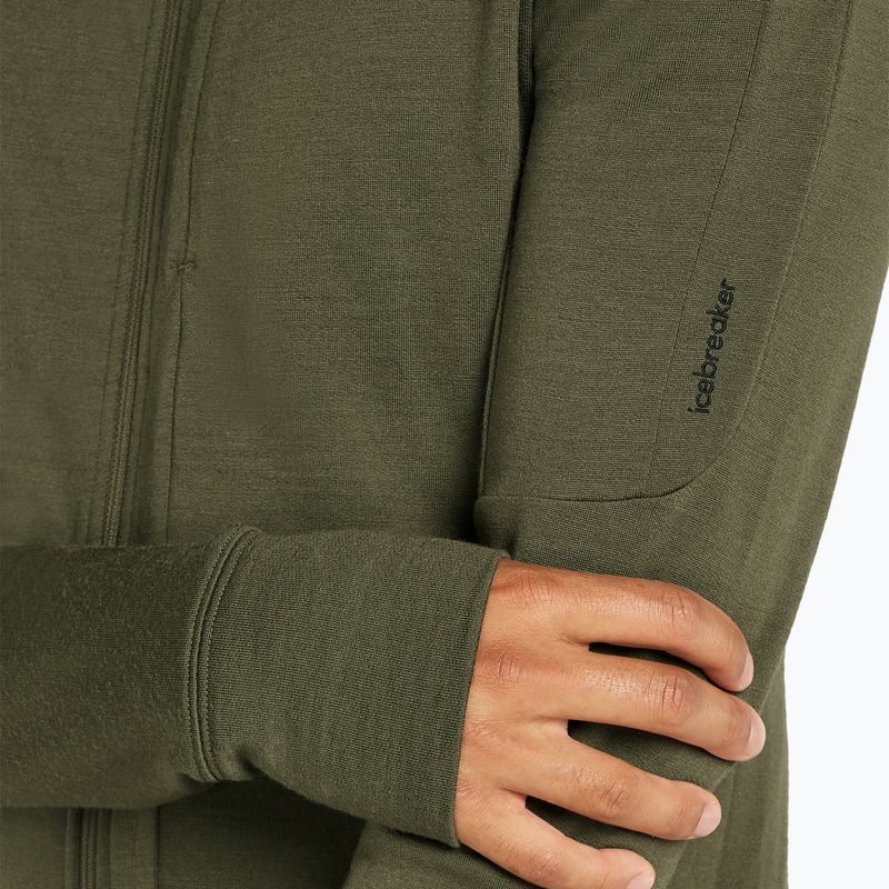 Мъжка качулка Icebreaker Merino 260 Quantum IV Zip Hoodie loden 7