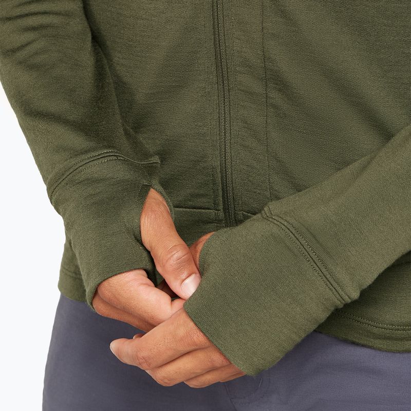 Мъжка качулка Icebreaker Merino 260 Quantum IV Zip Hoodie loden 8