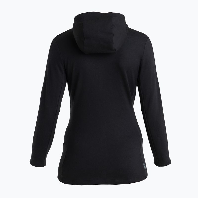 Icebreaker дамско яке за трекинг Merino 260 Quantum IV Zip Hoodie black 8