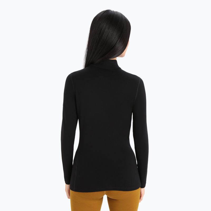 Дамска термоактивна блуза icebreaker 260 Tech Turtleneck black 3