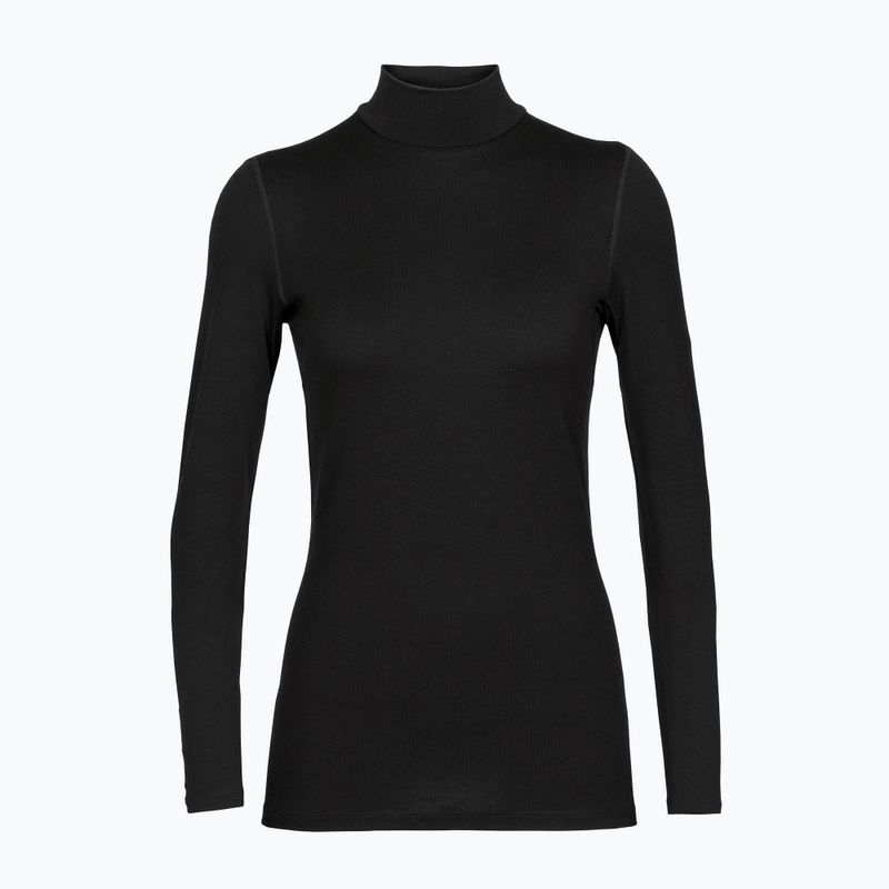 Дамска термоактивна блуза icebreaker 260 Tech Turtleneck black 6