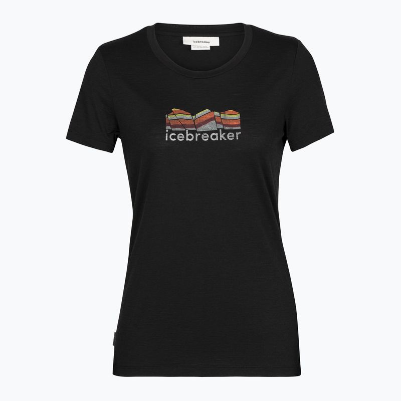 Дамска термо тениска Icebreaker Tech Lite II Mountain Geology black IB0A56IS0011 7