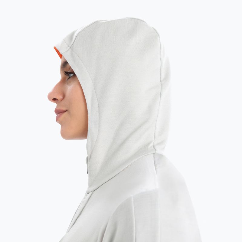 Icebreaker дамски суитшърт за трекинг Quantum III LS Zip Hood white IB0A59JW5521 8