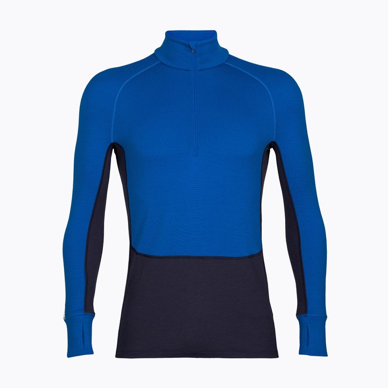Мъжка термоактивна блуза icebreaker ZoneKnit 260 Half Zip lazurite/royal navy/snow/cb 8