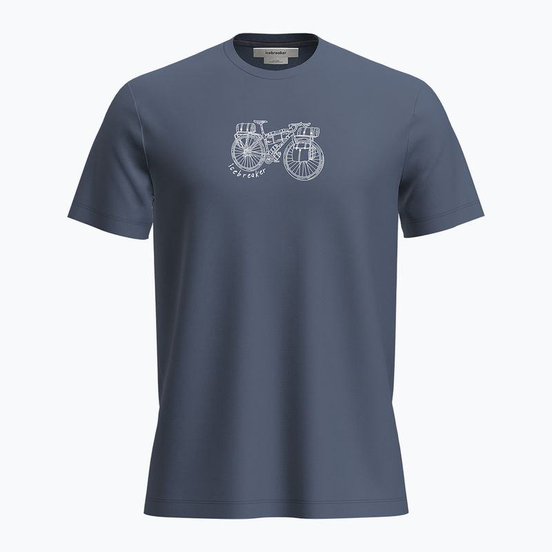 Мъжка тениска за трекинг Icebreaker Merino 150 Tech Lite SS Adventure Ride dawn trekking shirt