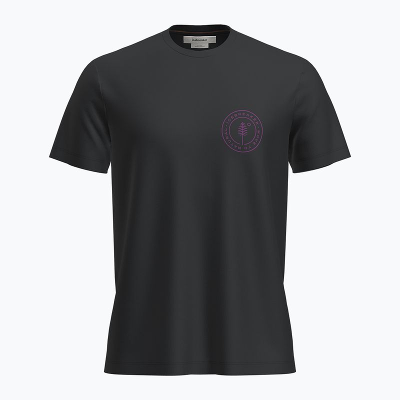 Мъжка тениска за трекинг Icebreaker Merino 150 Tech Lite SS Tee Hike Naturall black