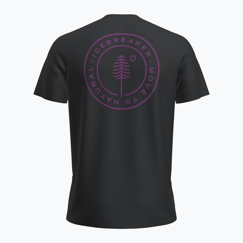 Мъжка тениска за трекинг Icebreaker Merino 150 Tech Lite SS Tee Hike Naturall black 2