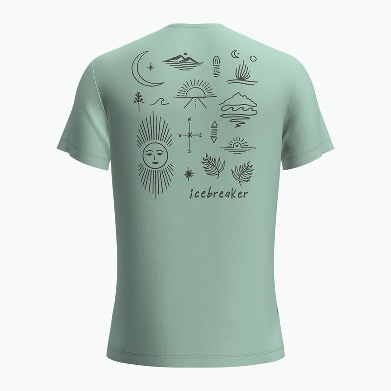 Мъжка тениска за трекинг Icebreaker Merino 125 Cool-Lite Sphere Tee Explore More mint 2