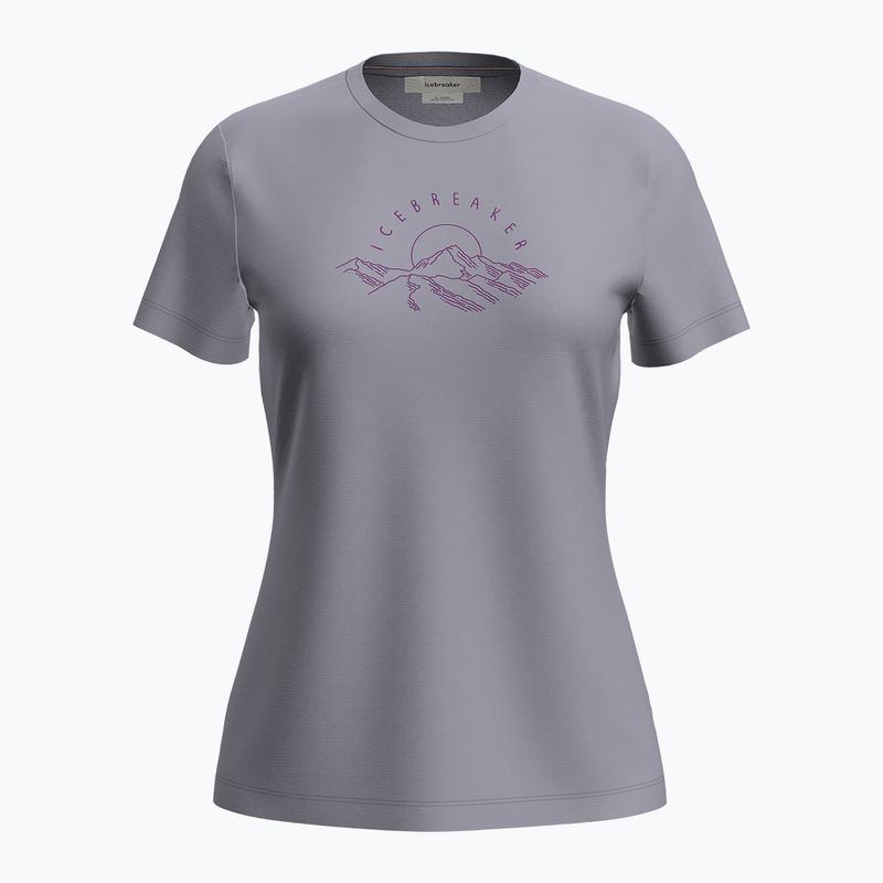 Icebreaker дамска тениска Merinor 150 Tech Lite Tee Sunrise Summit сива кварцова тениска