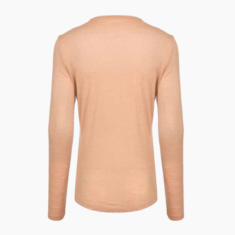 Дамска блуза с дълъг ръкав за трекинг icebreaker Merino 125 Cool-Lite Sphere III LS Tee desert sand 2