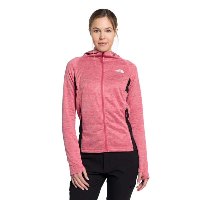 Дамски потник за трекинг The North Face AO Midlayer FZ sltrswhtheathr/blkhthr