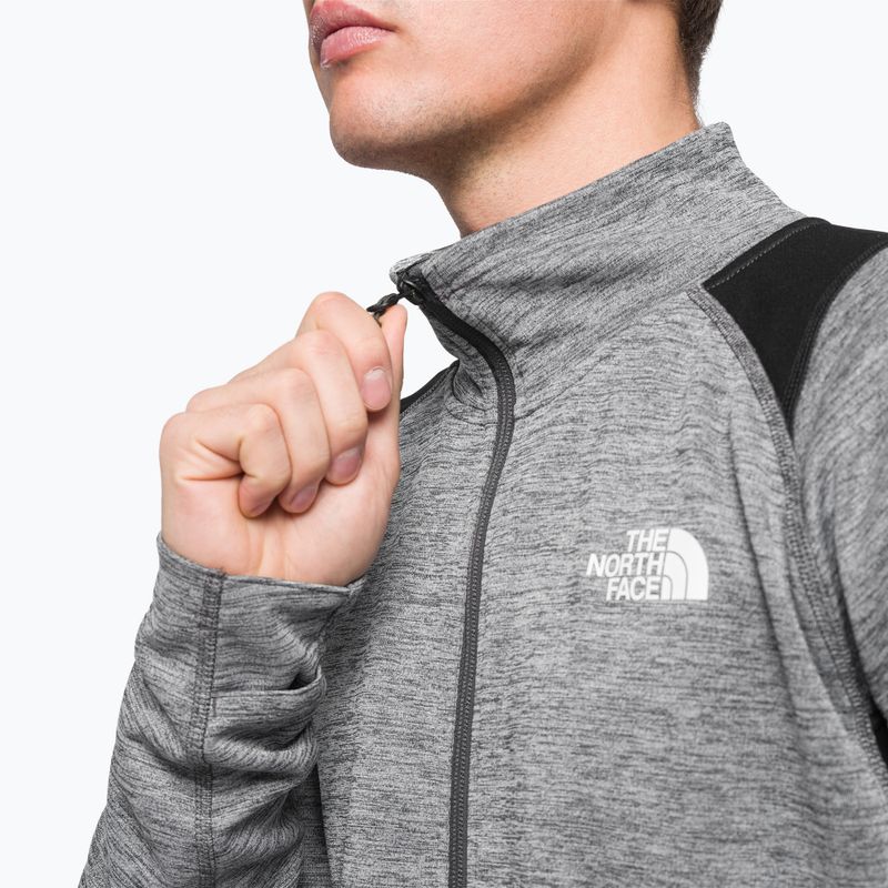 Мъжки суитшърт за трекинг The North Face AO Midlayer FZ grey NF0A5IMFYLM1 5