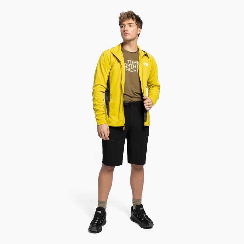 Мъжки суитшърт за трекинг The North Face AO Midlayer FZ Hoodie yellow NF0A5IMFW8B1 2