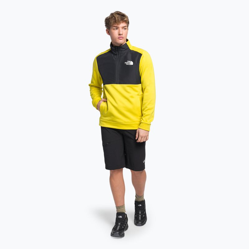 Мъжки поларен суитшърт The North Face MA 1/4 Zip yellow NF0A5IESY7C1 2