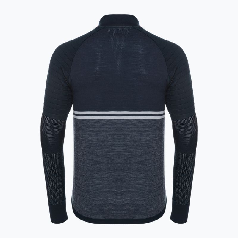 Мъжки термален суитшърт Smartwool Intraknit Merino Tech 1/4 Zip navy blue 16670 2