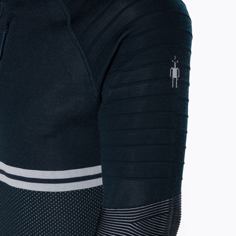 Мъжка термоактивна блуза Smartwool Intraknit Merino Tech 1/4 Zip deep navy 4