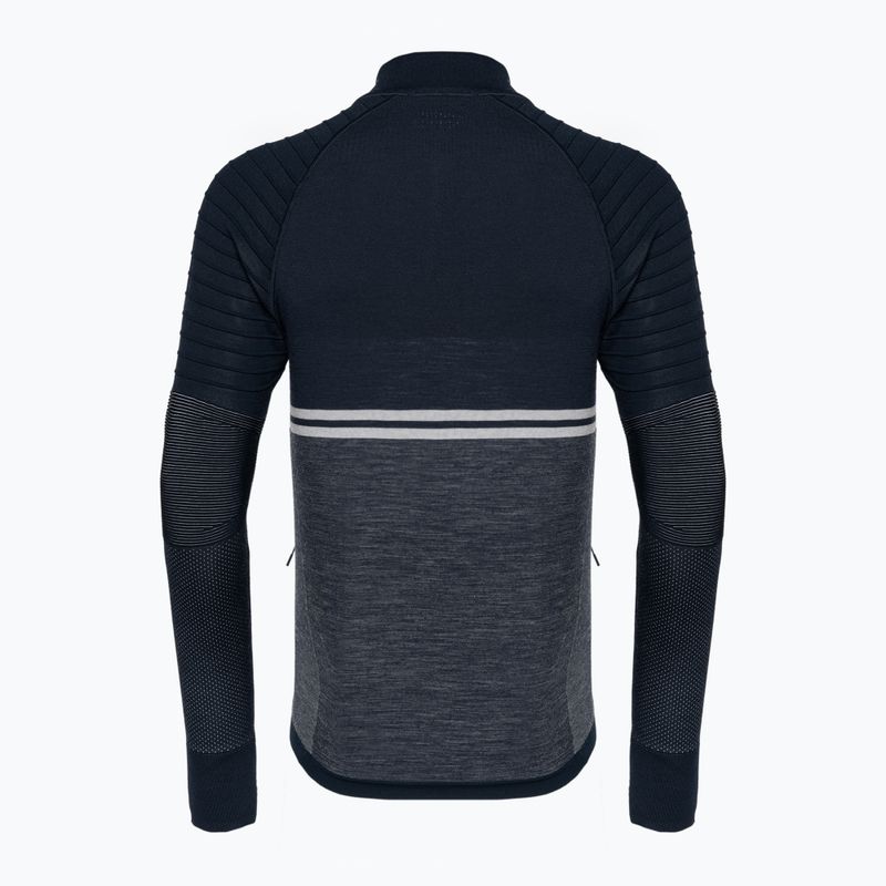 Мъжки термален пуловер Smartwool Intraknit Merino Tech Full Zip navy blue 16671 5