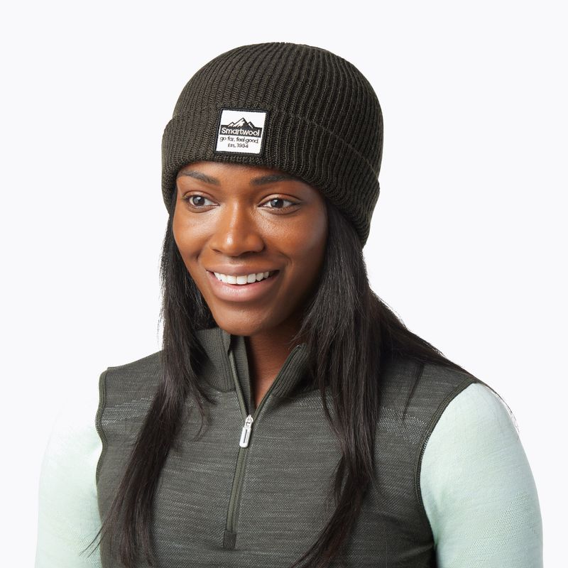 Smartwool Зелена зимна шапка Patch 11493-K15 8