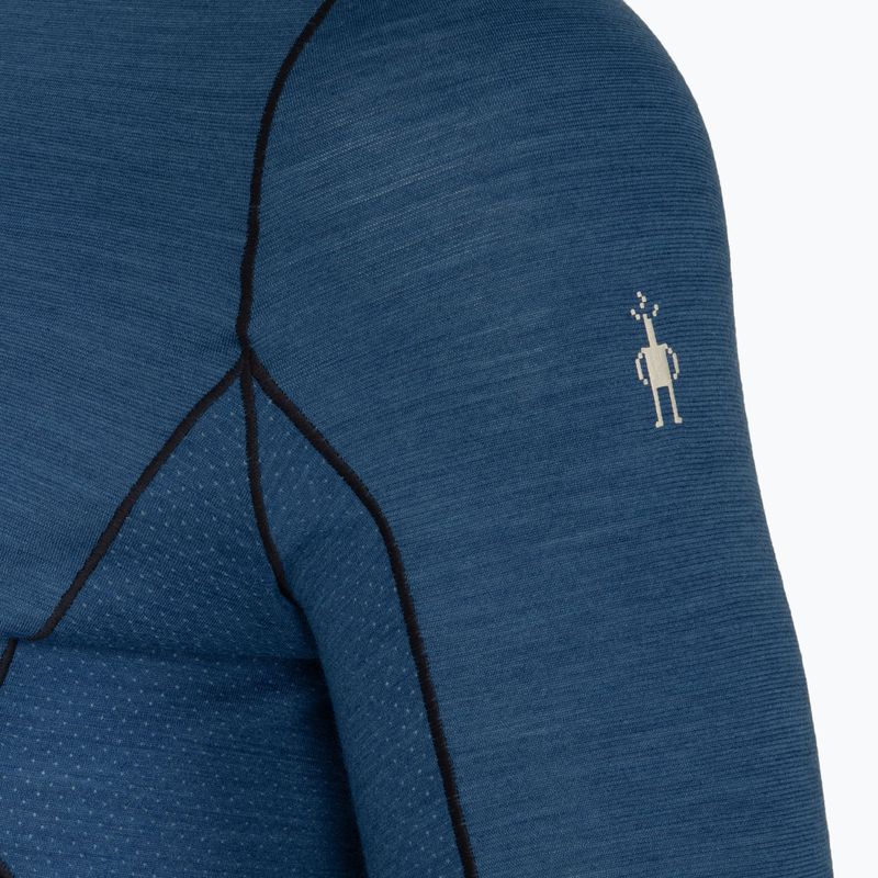 Мъжка термоактивна блуза Smartwool Merino Sport Crew laguna blue/deep navy 3