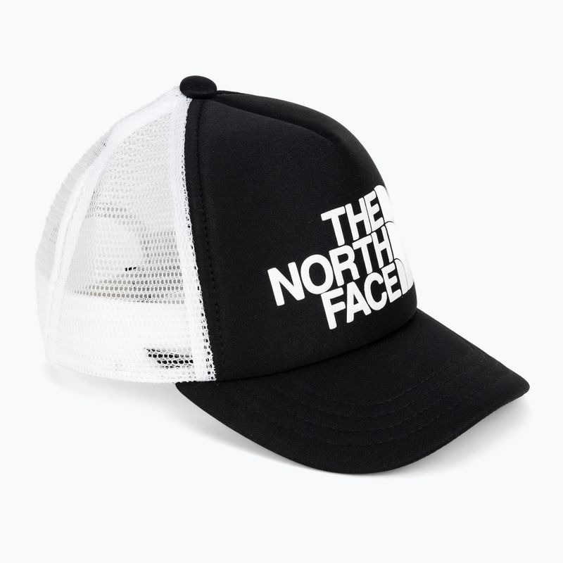 Детска бейзболна шапка The North Face Foam Trucker в черно и бяло NF0A7WHIJK31