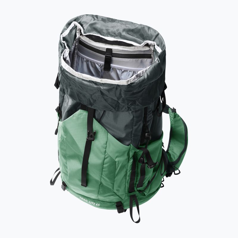 The North Face Trail Lite 65 l зелена туристическа раница NF0A81CEP7P1 5