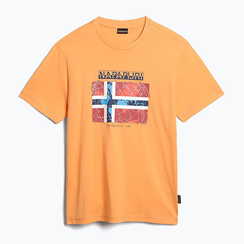 Мъжка тениска Napapijri NP0A4H22 naranja 5