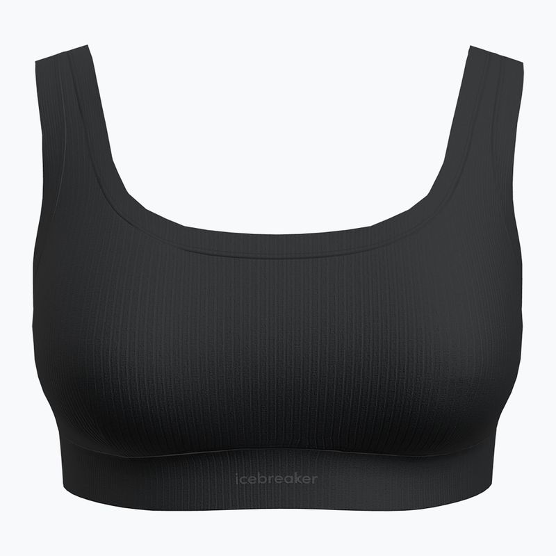 Термо сутиен Icebreaker Merino Rib Lotus black