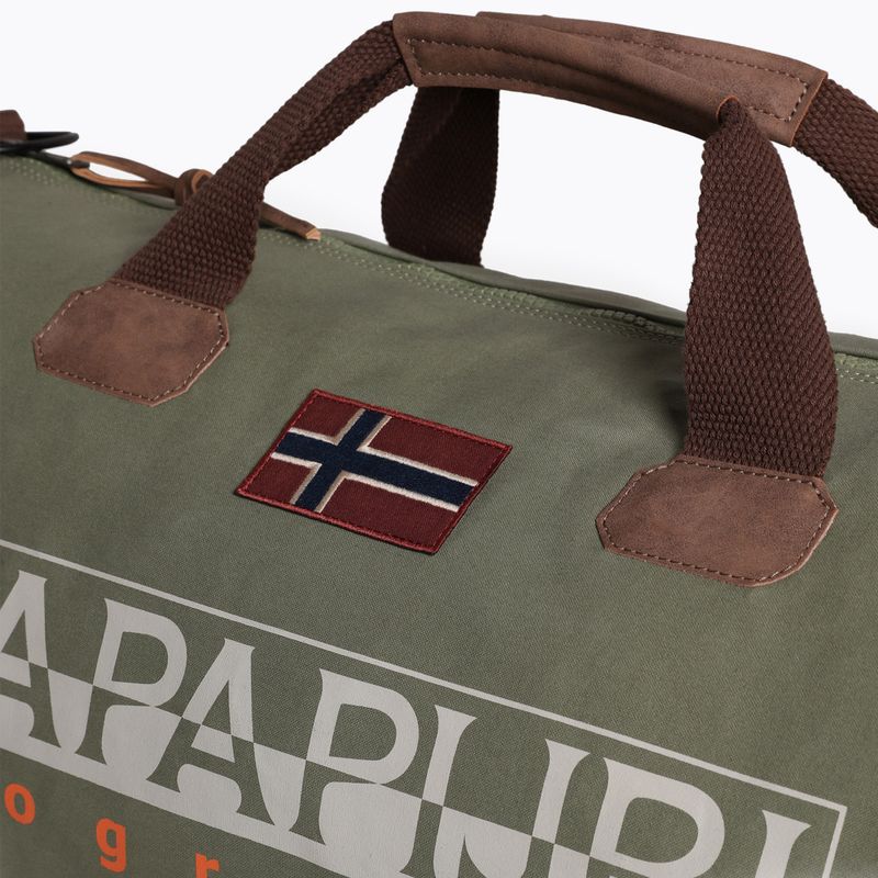 Napapijri Bering 3 48 л зелена пътна чанта от лишей 5