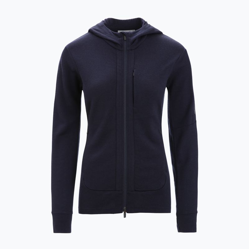 Icebreaker дамско яке за трекинг Quantum III LS Zip Hood тъмно синьо 0A59JW 6