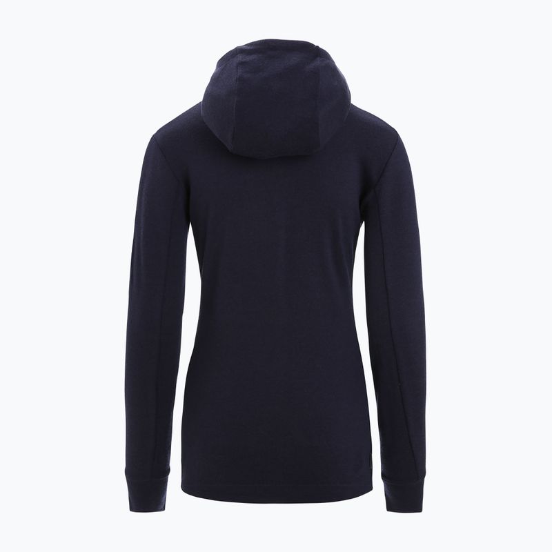 Icebreaker дамско яке за трекинг Quantum III LS Zip Hood тъмно синьо 0A59JW 7