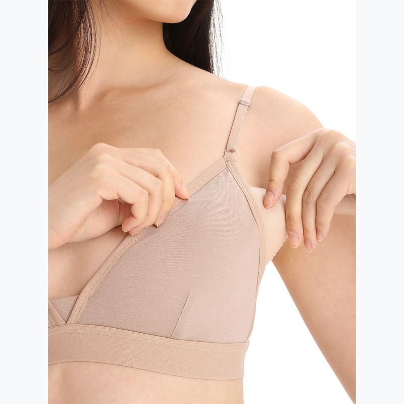 Термоактивен сутиен icebreaker Merino 150 Siren Bra Inserts praline 9