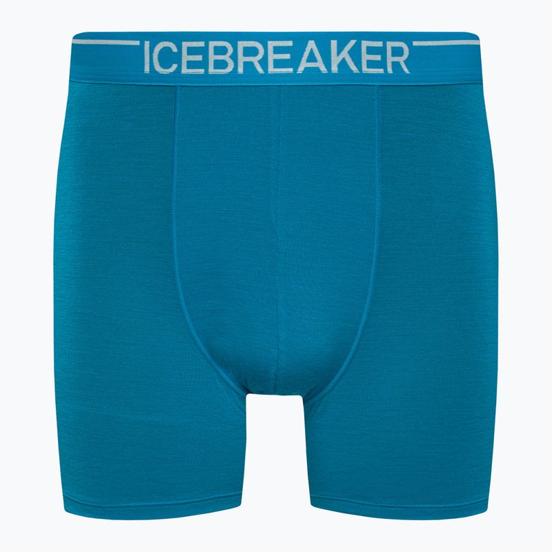Мъжки термални боксерки Icebreaker Anatomica Geo Blue 103029