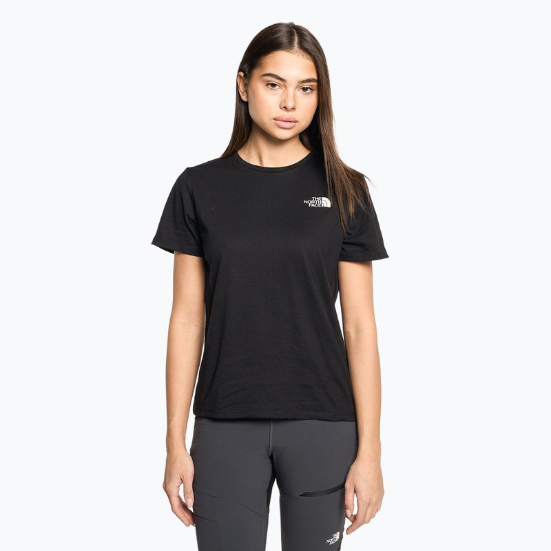 Дамска тениска за трекинг The North Face Foundation Graphic black NF0A55B2R0G1
