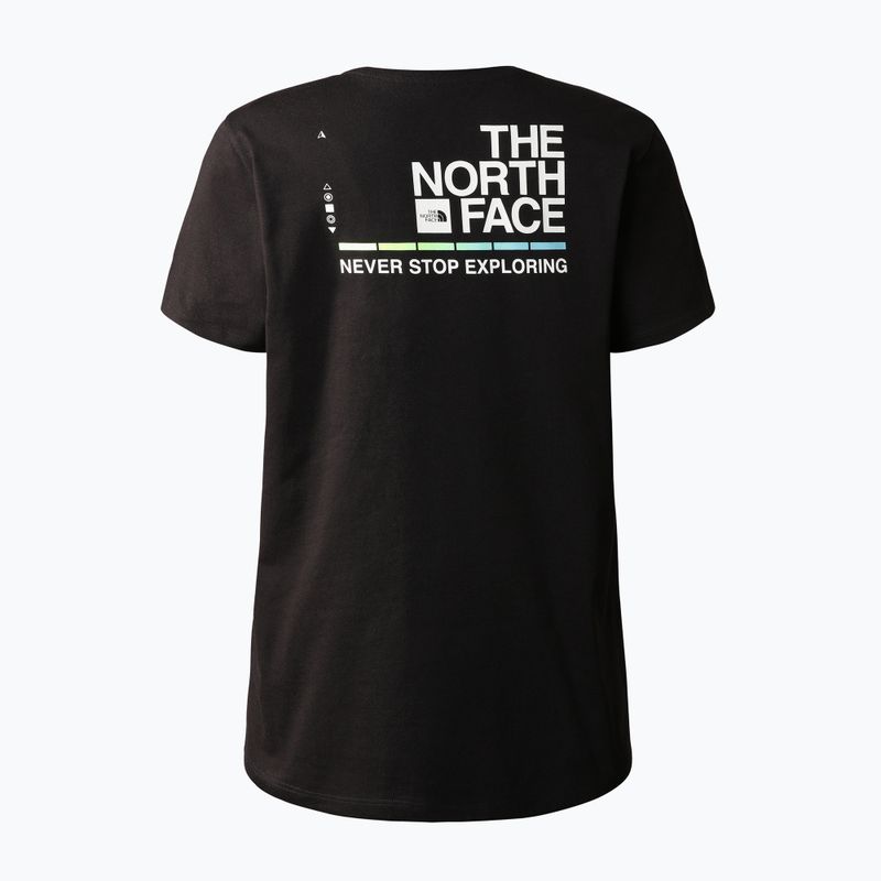 Дамска тениска за трекинг The North Face Foundation Graphic black NF0A55B2R0G1 5