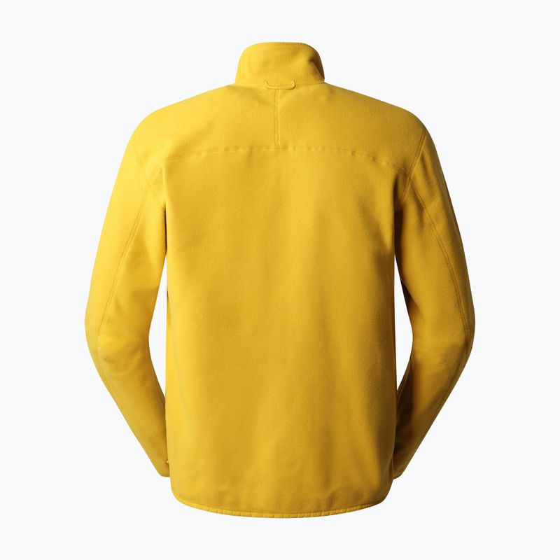 Мъжки поларен суитшърт The North Face 100 Glacier FZ yellow NF0A5IHQH9D1 2