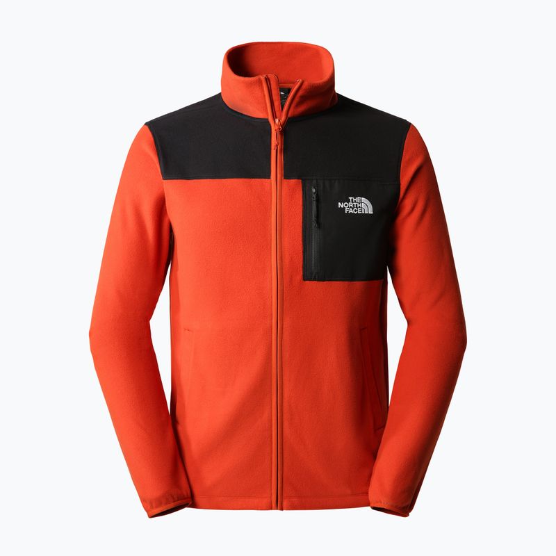 Мъжки суитшърт за трекинг The North Face Homesafe Full Zip Fleece кафяво и черно NF0A55HLSV61