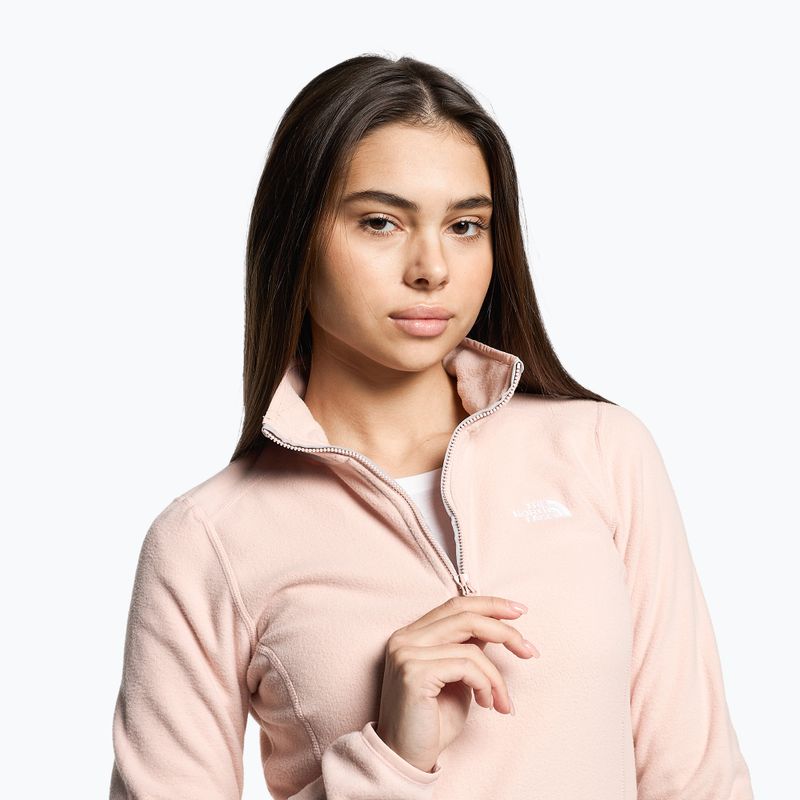 Флийс потник за жени The North Face 100 Glacier 1/4 Zip pink NF0A5IHNLK61 3