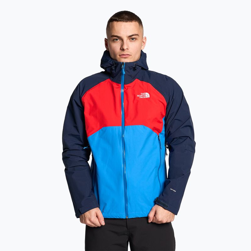 Мъжко дъждобранно яке The North Face Stratos тъмно синьо и червено NF00CMH9IM51