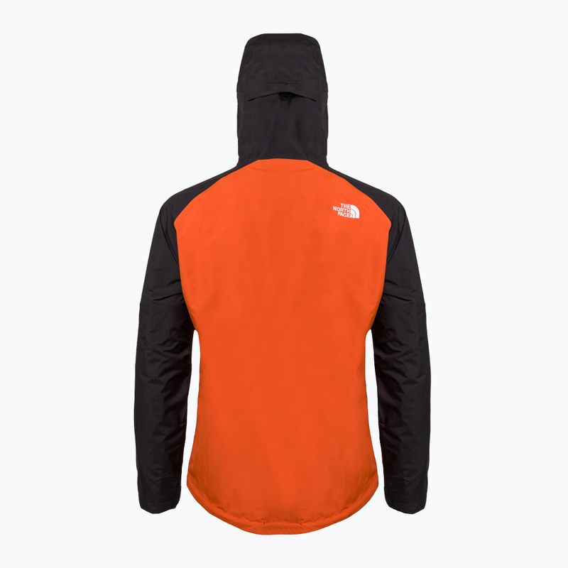 Мъжко дъждобранно яке The North Face Stratos black-orange-red NF00CMH9IMV1 2