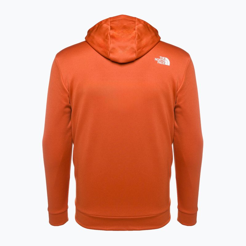 Мъжки суитшърт за трекинг The North Face Reaxion Fleece P/O Hoodie orange NF0A7ZA8IMW1 2