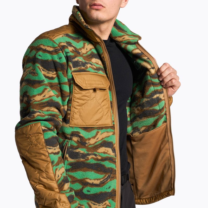 Мъжки суитшърт за трекинг The North Face Royal Arch FZ кафяво и зелено NF0A7UJBIOO1 4