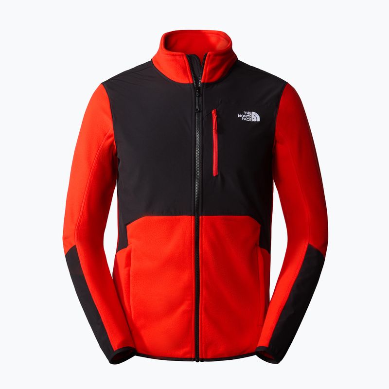 Мъжки суитшърт за трекинг The North Face Glacier Pro FZ red NF0A5IHSWU51