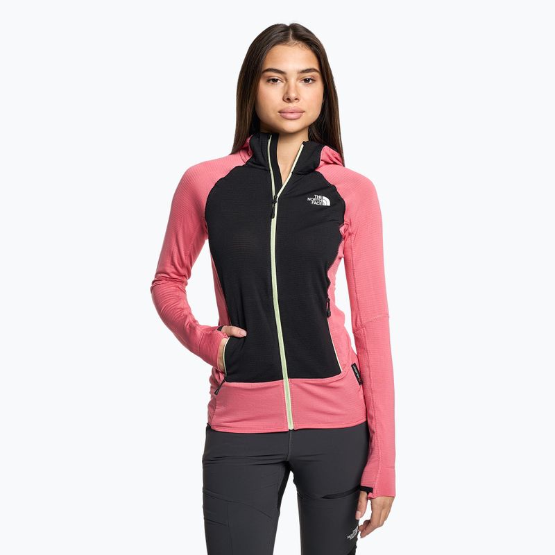 Флийс суитшърт за жени The North Face Bolt Polartec Hoodie black and pink NF0A825JWV51