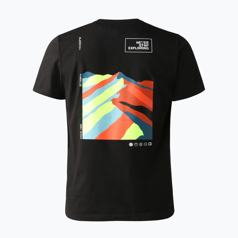 Мъжка тениска за трекинг The North Face Foundation Graphic black NF0A55EFUV11 2