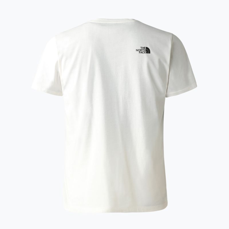 Мъжка тениска за трекинг The North Face Foundation Graphic white NF0A55EFQ4C1 2