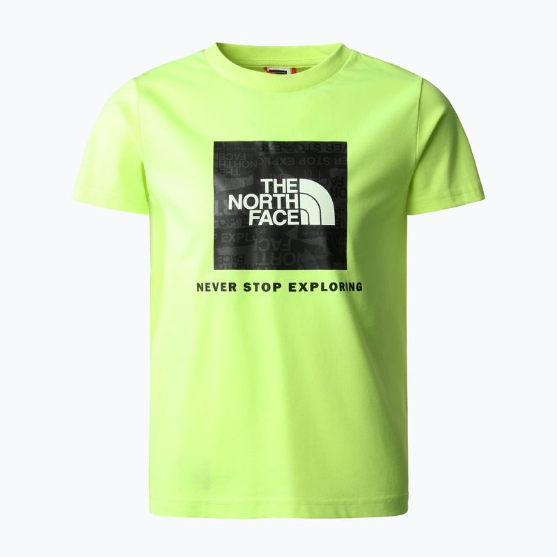 Детска тениска за трекинг The North Face S/S Redbox yellow NF0A82E98NT1